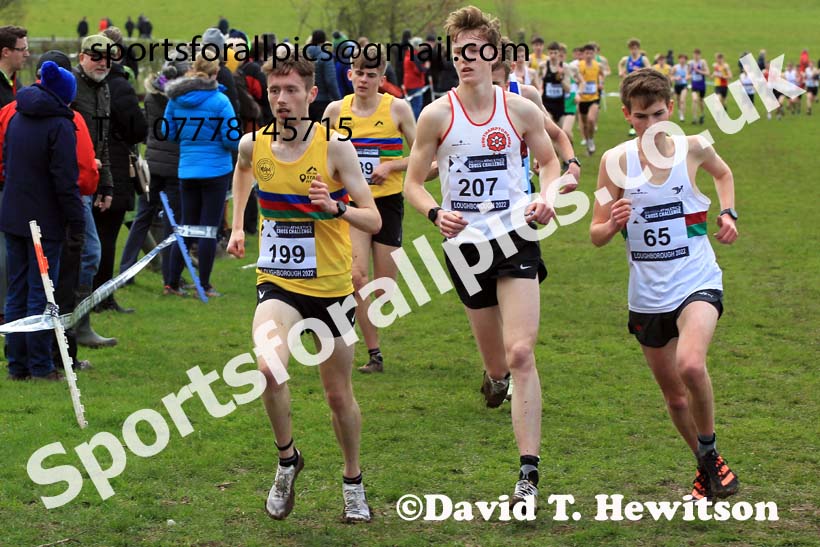 Mens Under-20s 2022 CAU Inter Counties Cross Country, Prestwold Hall, Loughborough.  Photo: David T. Hewitson/Sports for All Pics